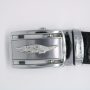 Silver Crocodile Belt Buckle – Auto-Lock Designer Buckle for Leather Belts
