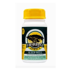 Herbal Africa Sleep Well – Natural Sleep Aid & Insomnia Relief (60 Capsules)