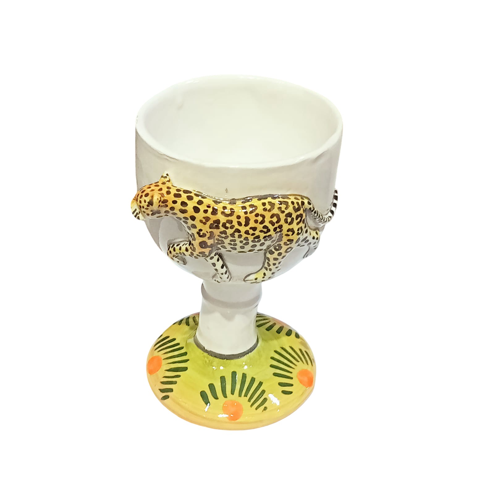 Ceramic ornamented cup