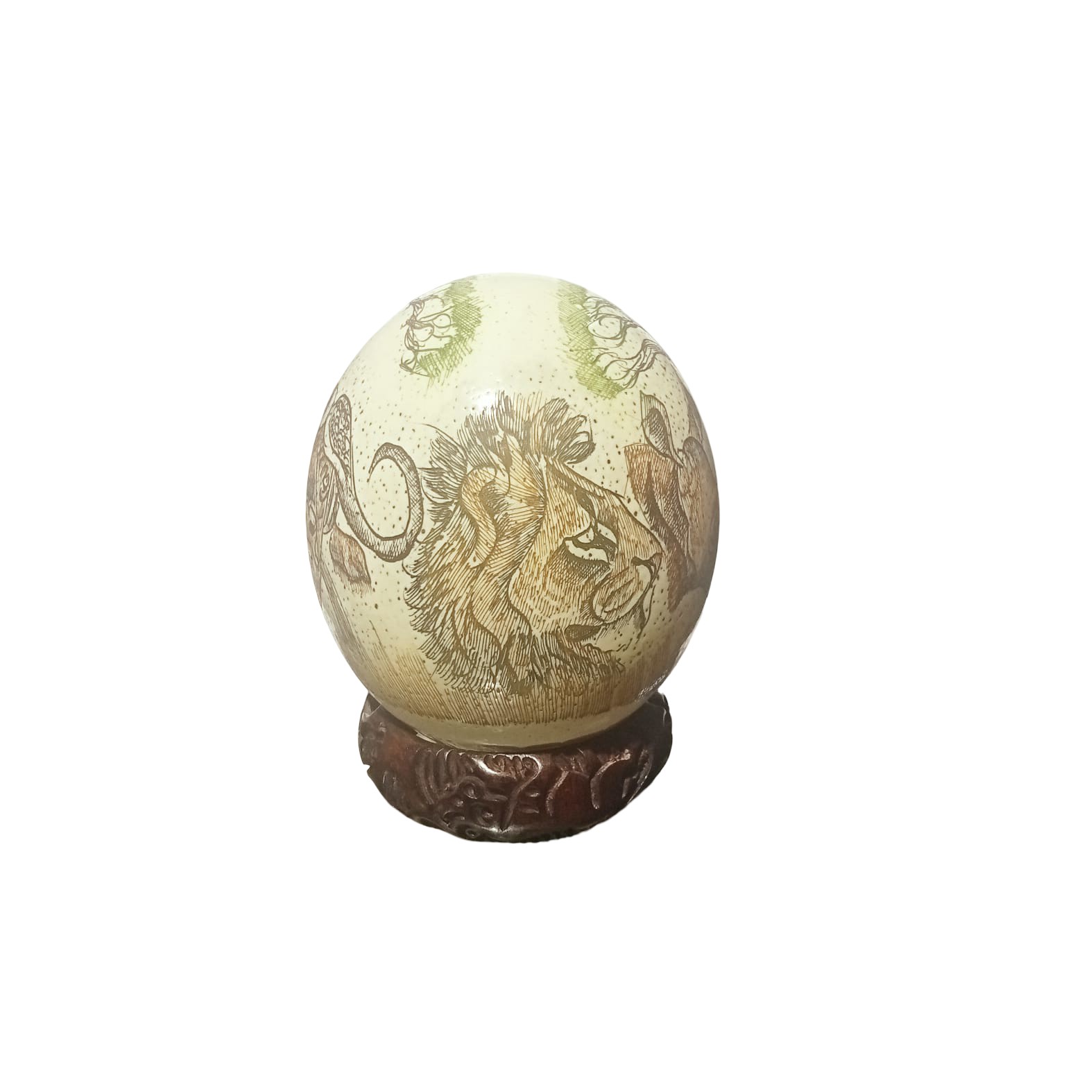 Decorated Ostrich egg