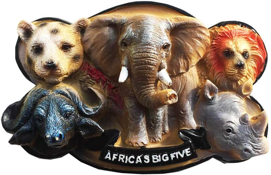 111111111111111111111.jpg Click to see full view Big Animals South Africa 3D Souvenir Fridge Magnet Gift,Handmade Home & Kitchen Decoration South Africa Refrigerator Magnet Collection - Image 1