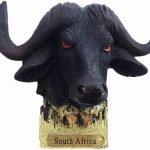 South Africa 3D Bison Head Refrigerator Magnet Resin Travel Souvenirs,Handmade Home & Kitchen Decoration