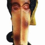 South Africa 3D Mask Refrigerator Magnet Resin Travel Souvenirs,Handmade Home & Kitchen Decoration South Africa Fridge Magnet Collection Gift