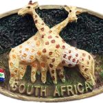 3D Giraffe South Africa Souvenir Fridge Magnet,Home & Kitchen Decoration polyresin Craft,Giraffe South Africa Refrigerator Magnet Sticker