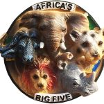 Africa Big Five Animals  Fridge Magnet Souvenir Gift Home Kitchen Refrigerator Decoration Magnetic Sticker Collection