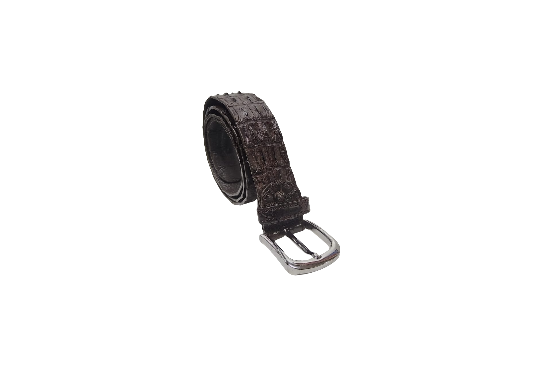 89983a34-4dca-4cfb-9502-c2e82fe8bf26_美图抠图20250312.png Crocodile Belt Two Bone Single Tongue Buckle - Image 1