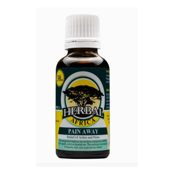 Herbal-Africa-Pain-Away-30ml.jpg Herbal Africa Pain Away Tincture – Natural Relief (30ml) - Image 1