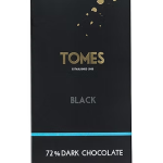 Tomes Black 72% Dark Chocolate 80g