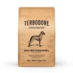 Terbodore Salted Caramel Coffee Beans – 250g | Smooth, Buttery & Boldly Flavored
