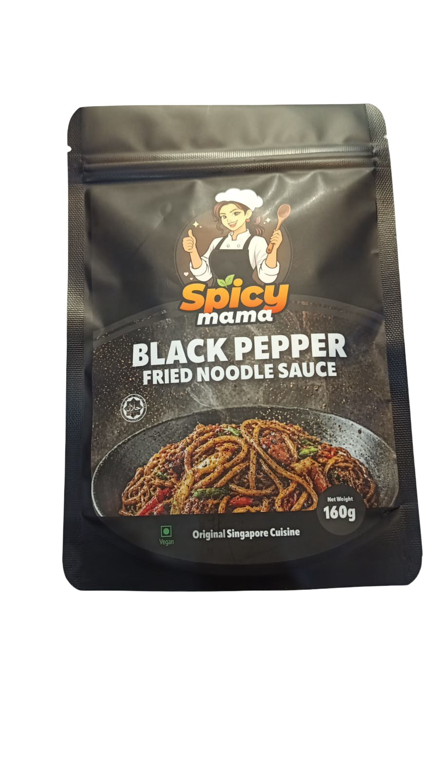 WhatsAppImage2026-06-25at13.47.04.jpg SpicyMama Blackpepper Fried Noodle Sauce 160g - Image 1