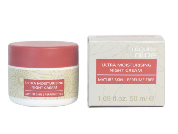 alcare-aloe-night-ultra-moisturizing-cream-organic-toiletries-skin-care_50ml.webp Alcare Aloe Ultra Moisturising Night Cream – Hydrating & Nourishing, 50ml - Image 1