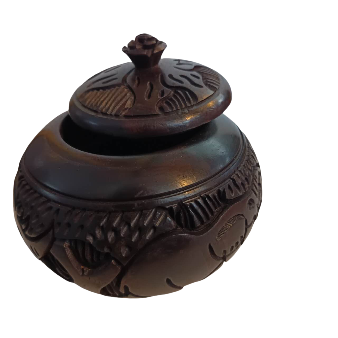 sugar-3.png Ebony Handmade Sugar Bowl – Elegant & Functional Décor - Image 1